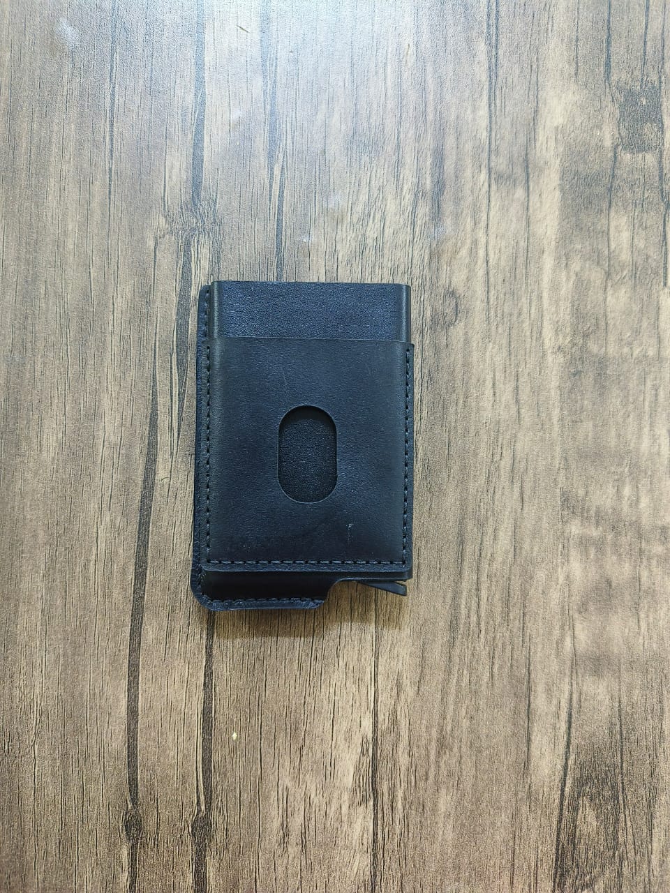 Card holder leather handmade + NFC embedded + Rfid blocker + Proximity chip for access control and elevators