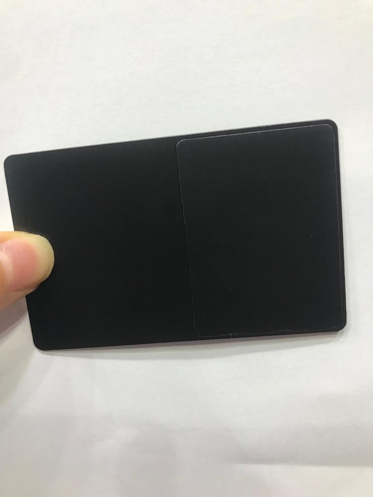 NFC Egypt Metal NFC Business Card model 215 stainless steel Black matt with slot