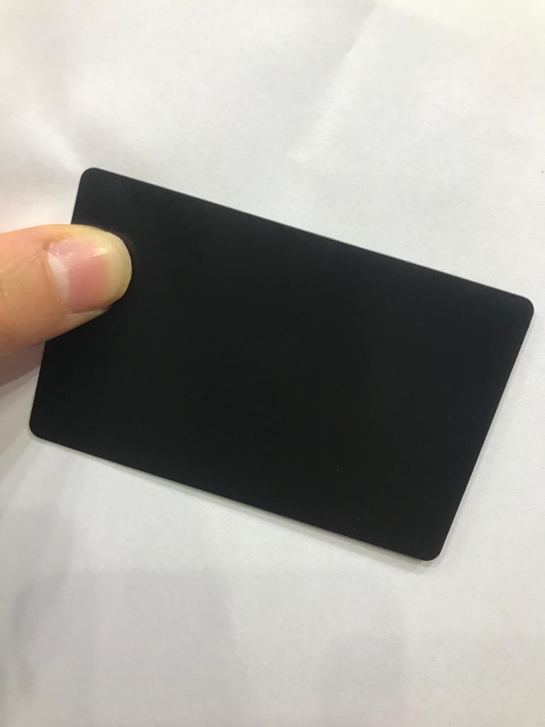 NFC Egypt Metal NFC Business Card model 215 stainless steel Black matt with slot