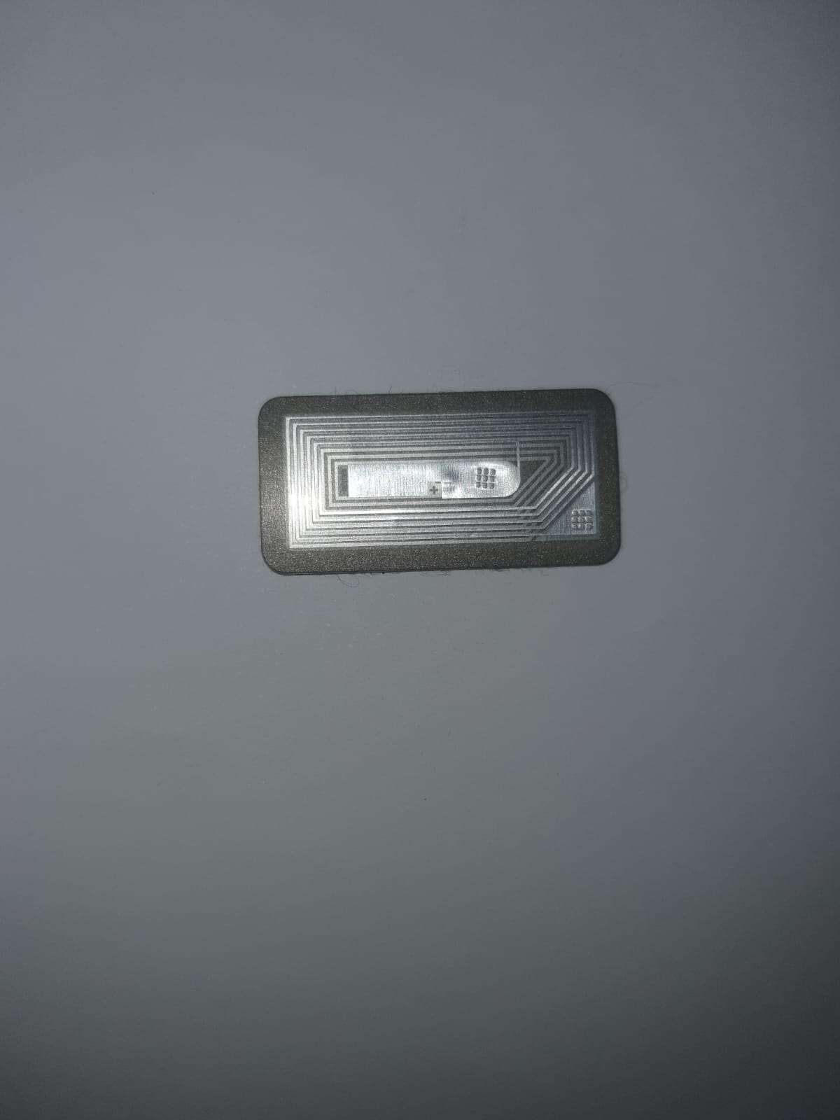 NFC Transparent Sticker (Rectangular- 11mm X 21mm ) Anti Metal