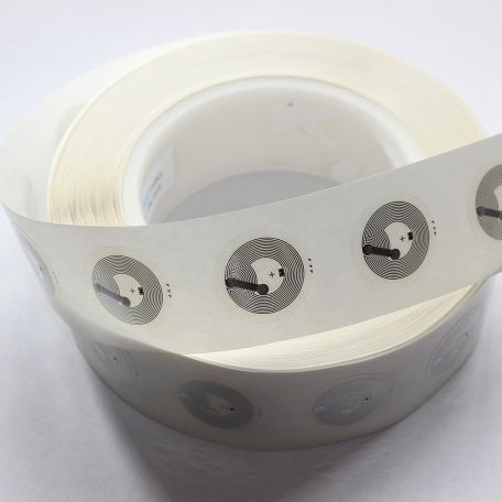 NFC  Sticker diameter 25mm (13.56 MHz - Ultralight )  Transparent (anti heat) + (waterproof) 1000pcs
