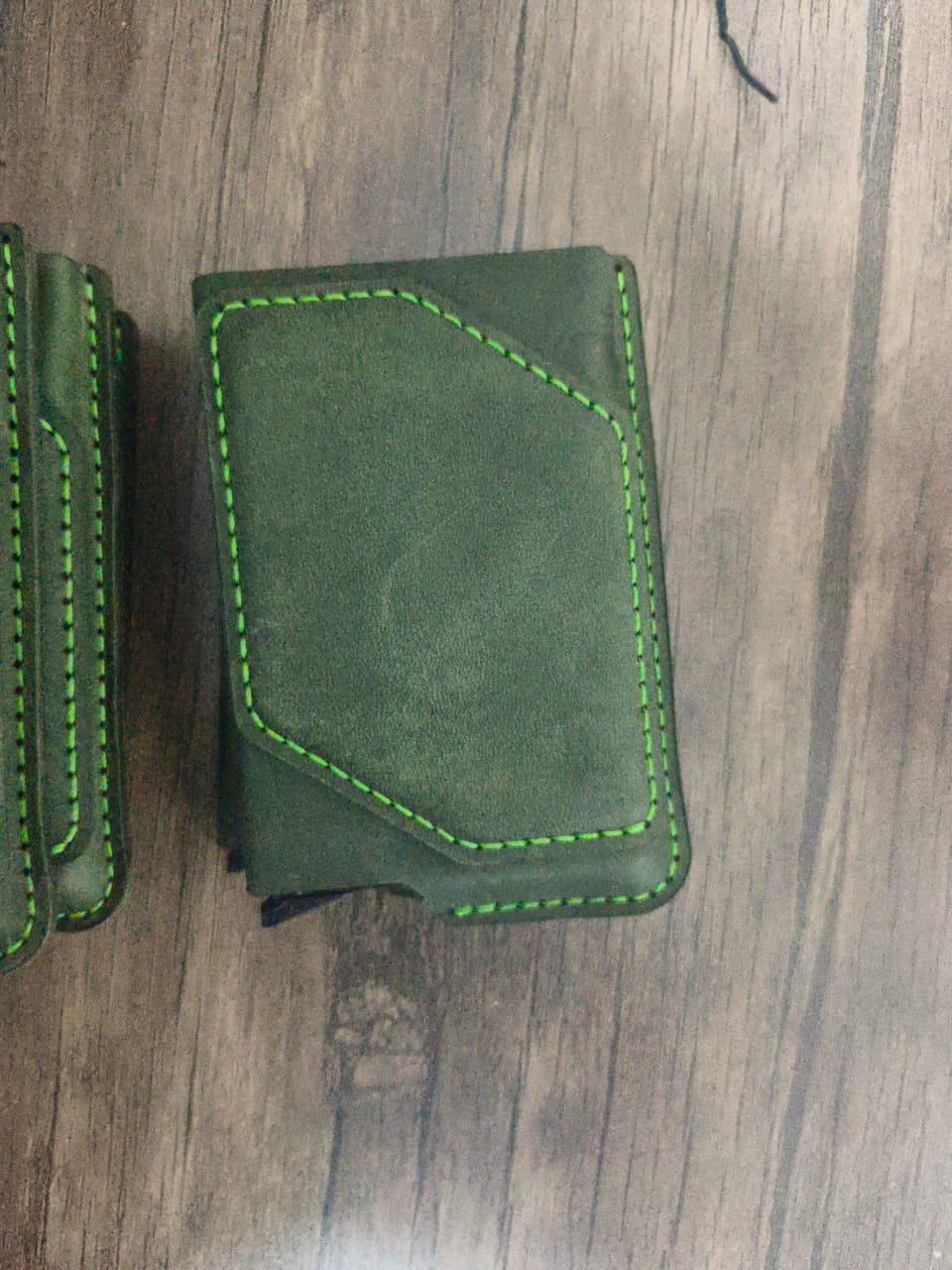 Card holder leather handmade + NFC embedded + Rfid blocker